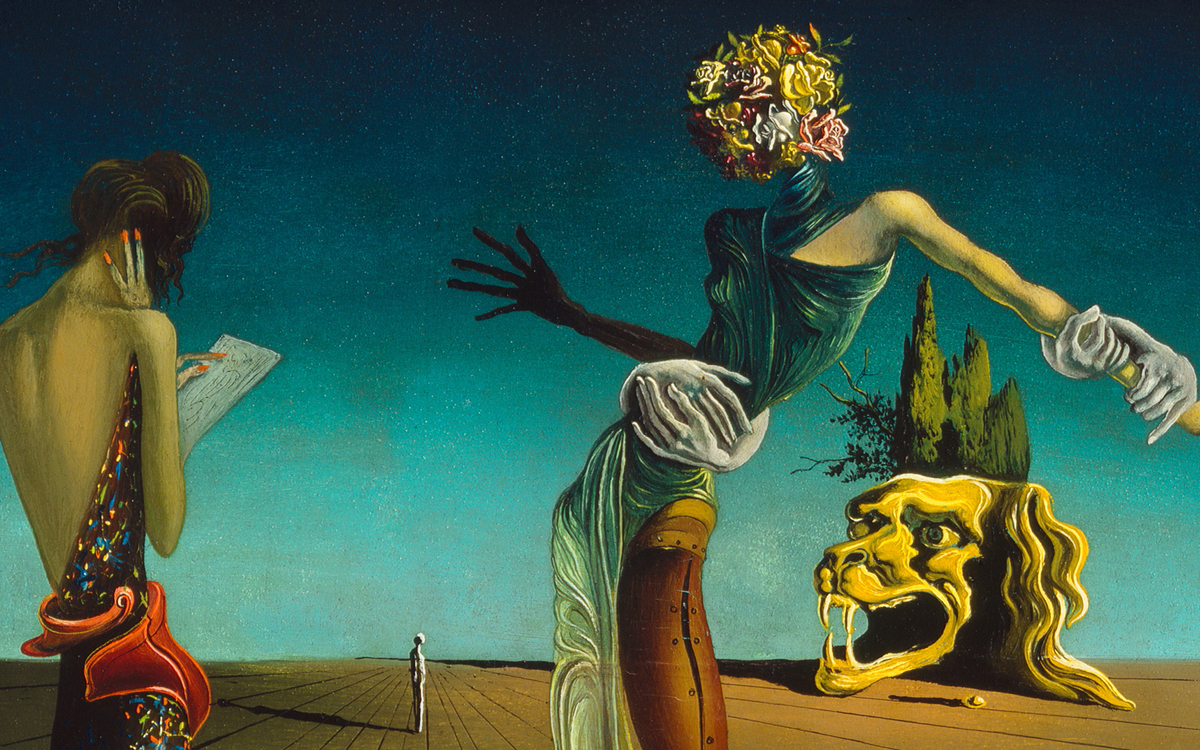 Salvador Dalí, Femme à tête de roses, 1935